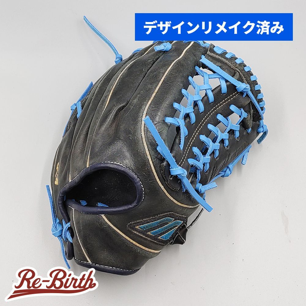 デザインリメイク済み ミズノ ソフトボール用グローブ | オールラウンド用 型付け済み mizuno グラブ NI100
