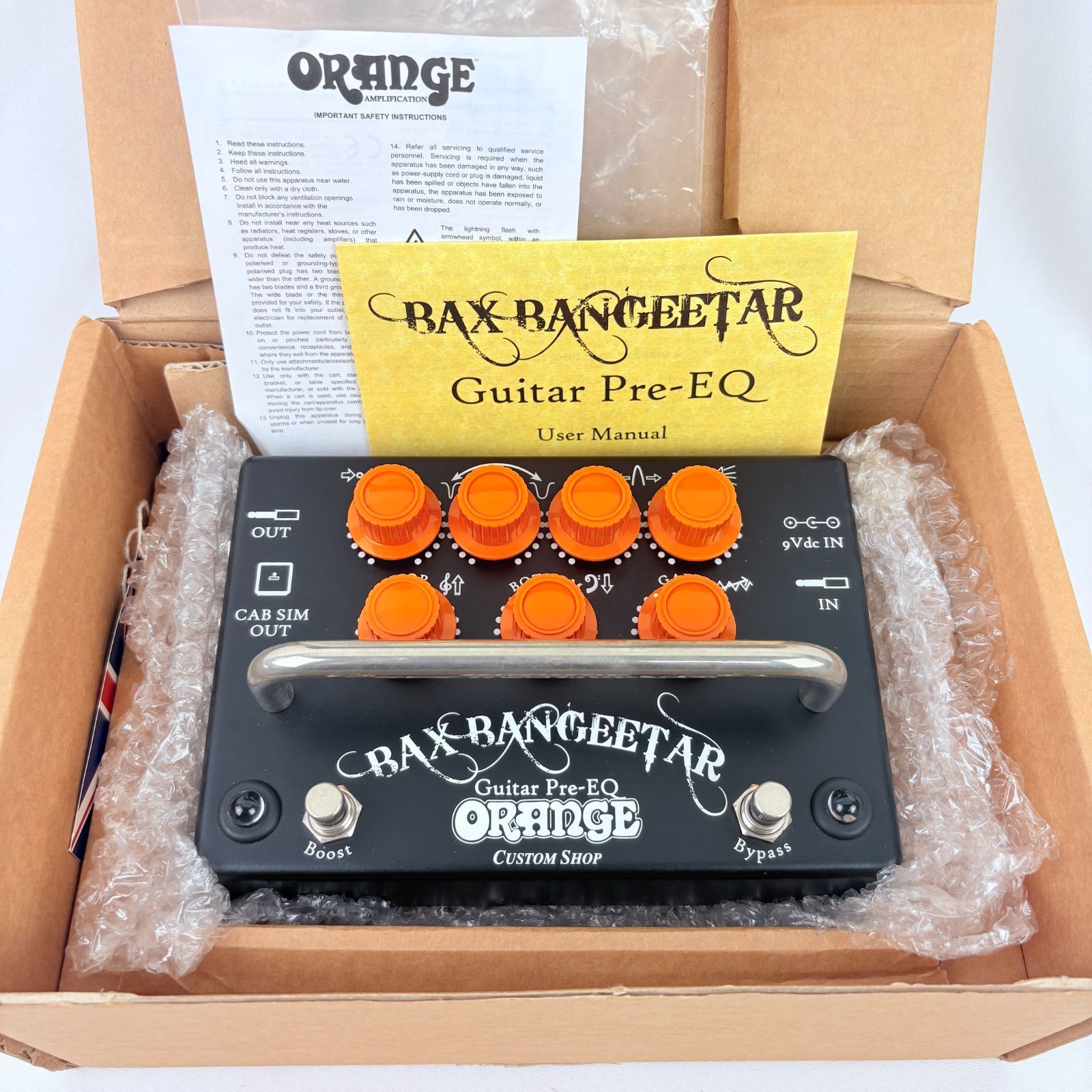 ORANGE BAX BANGEETAR Custom Shop ギター プリEQ プリアンプ