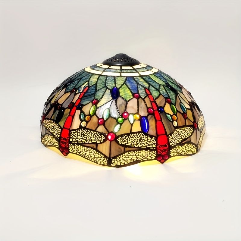 ガラスランプシェード　 アンティーク アンティーク調ガラスランプシェード フリル （3色） ｜ラフエイジア