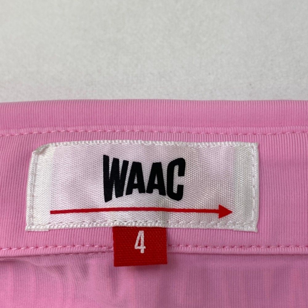 サイズ：4 WAAC ワック  半袖ポロシャツ  ピンク系 [240101453316] ゴルフウェア メンズ ストスト サイズ：4 WAAC ワック 半袖ポロシャツ ピンク系 [240101453316