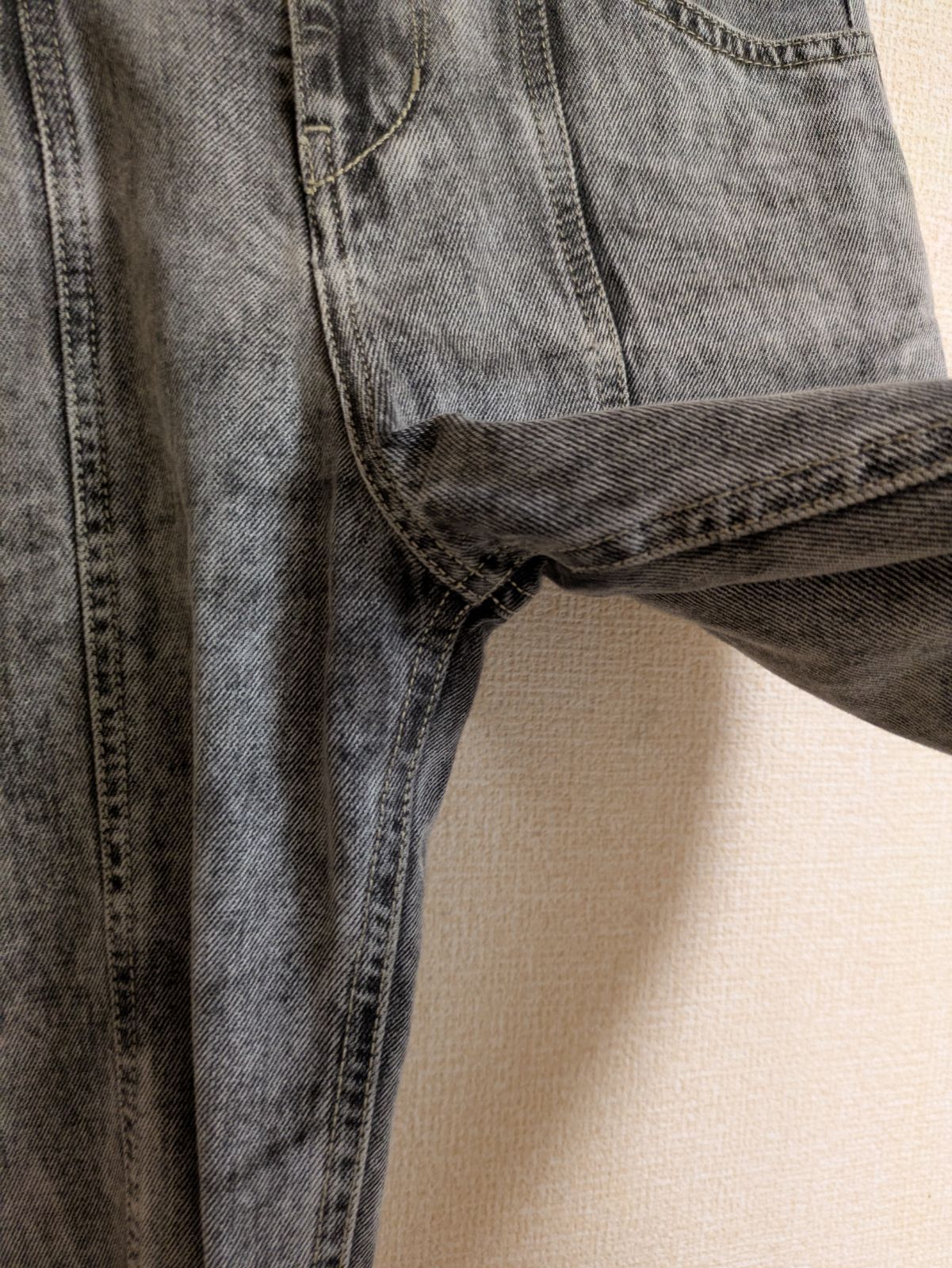 ISABEL MARANT ETOILE HENOYA デニムバイカーパンツ - メルカリ 