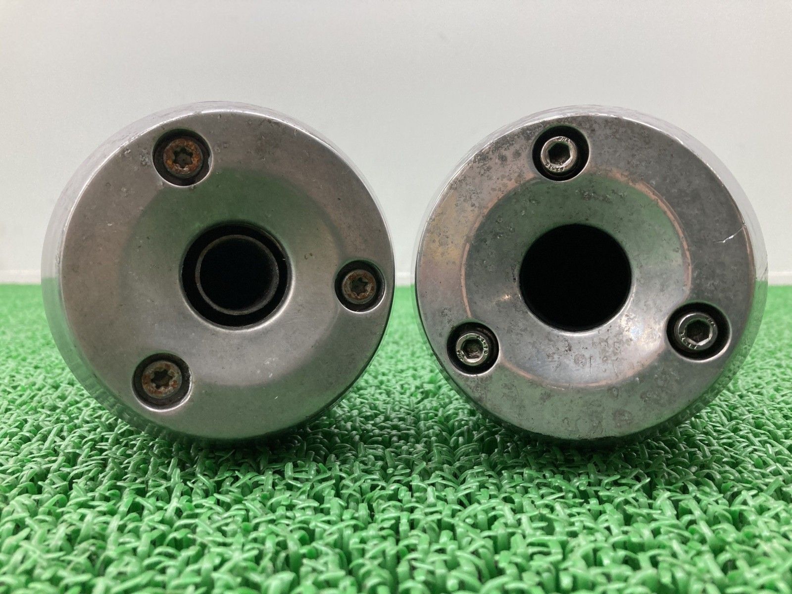 ゼファー750 サイレンサーマフラー 左右 K277 カワサキ 純正 バイク 部品 ZR750C ZEPHYR750 修復素材に コケキズ無し 品薄 Fw