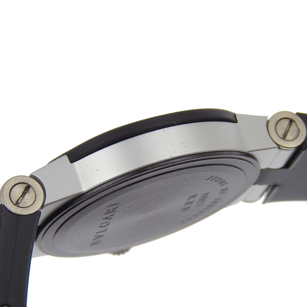 【本物保証】 超美品 ブルガリ BVLGARI アルミニウム AL32TA アイボリー文字盤 アルミニウム ラバー クォーツ 32ミリ ボーイズ 腕時計 本物保証】 超美品 ブルガリ BVLGARI アルミニウム AL32TA アイボリー
