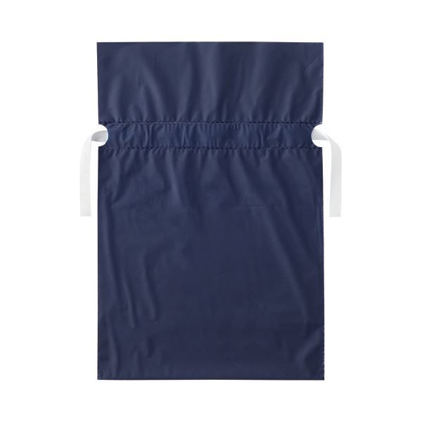 まとめ 店研創意 ストア エキスプレス梨地リボン付ギフトバッグ ネイビー 24cm 1パック 20枚 ×5セット