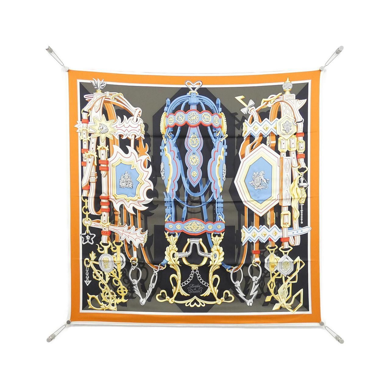 エルメス BRIDES ET DESTIN カレ 003967S スカーフ - メルカリ 