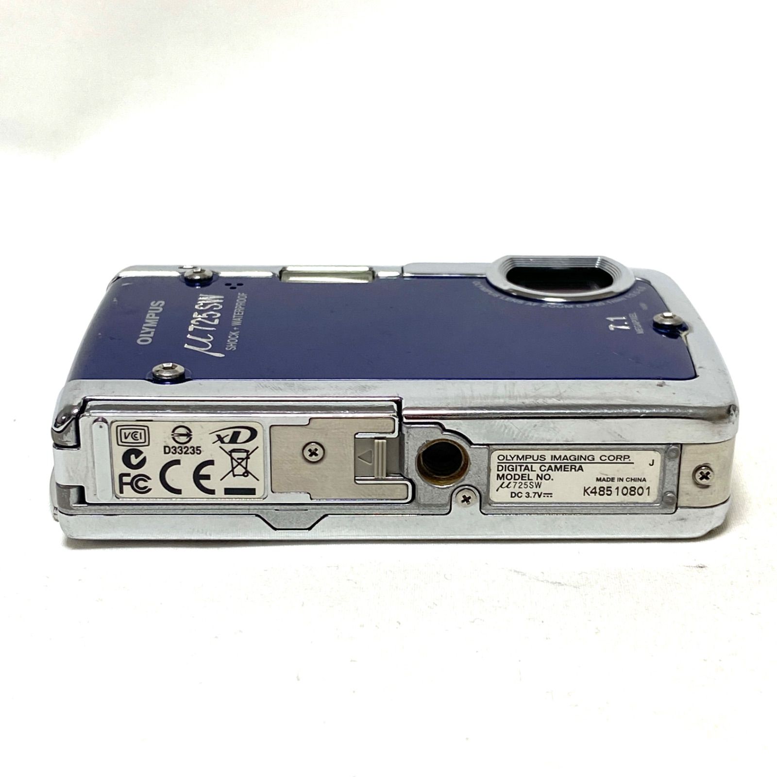 OLYMPUS μ725SW ブルー コンパクトデジタルカメラ コンデジ デジカメ