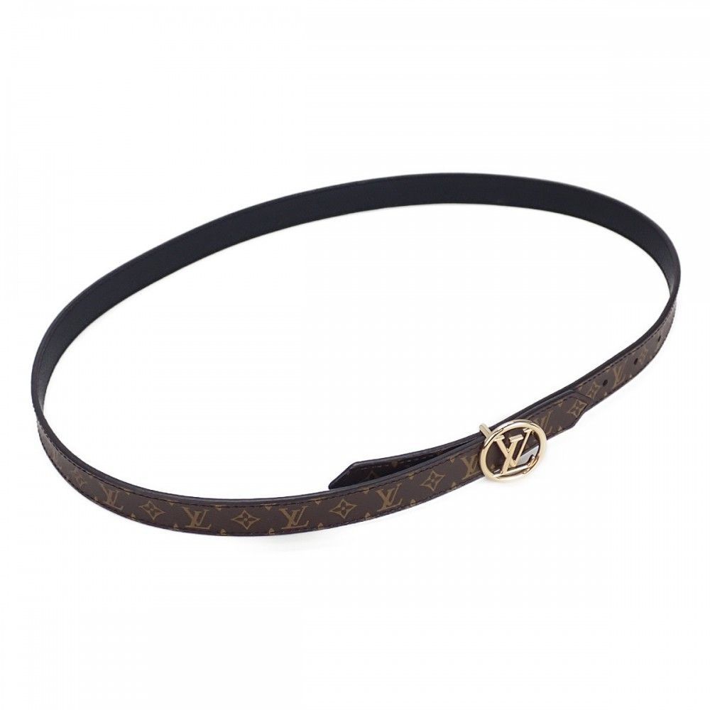未使用品】サンチュール・LVサークル 20MM リバーシブル 中古】ルイ
