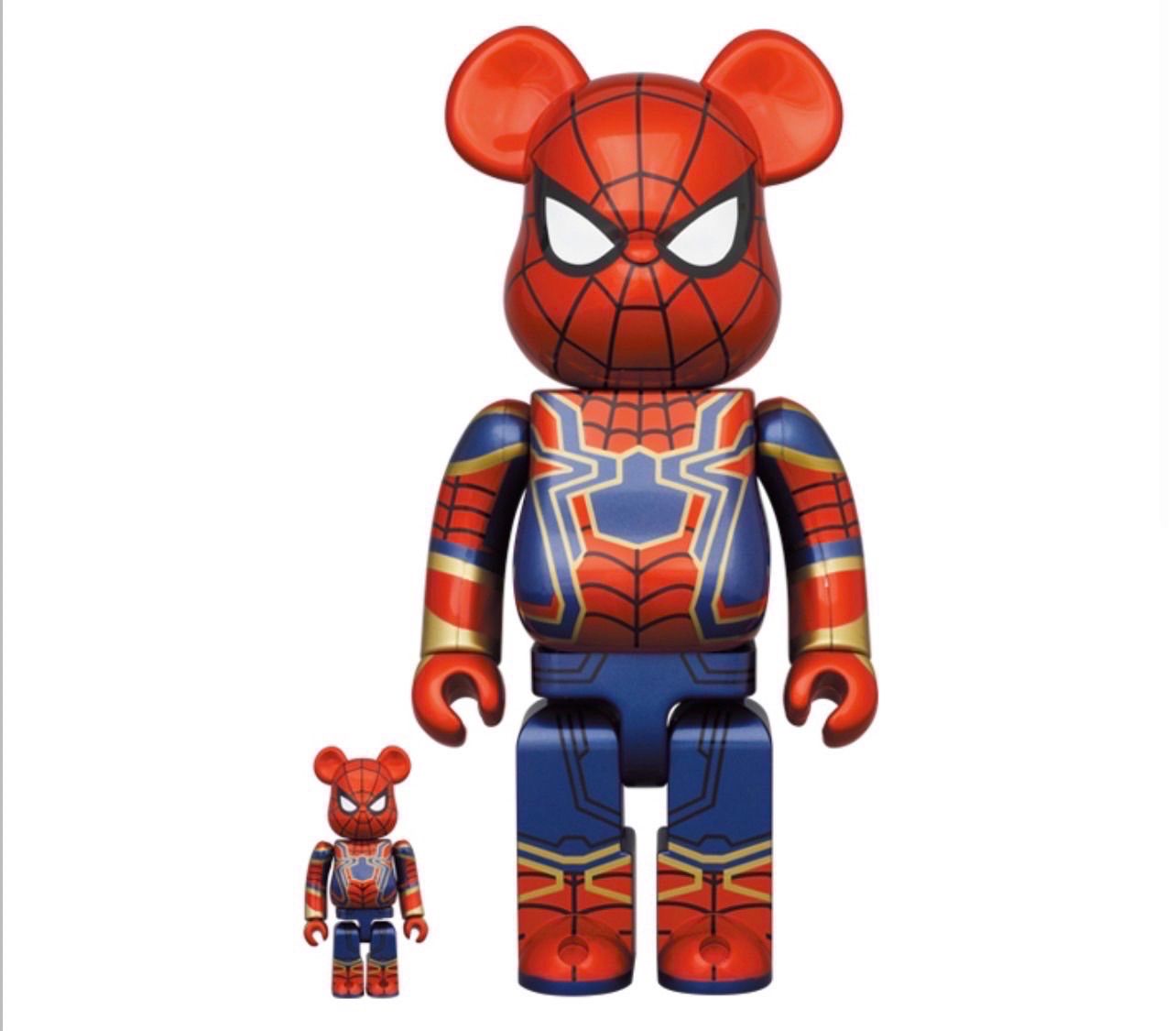 BE@RBRICK アイアンスパイダー400% 100% ベアブリック BE@RBRICK IRON SPIDER 100％ & 400％ ベアブリック アイアン