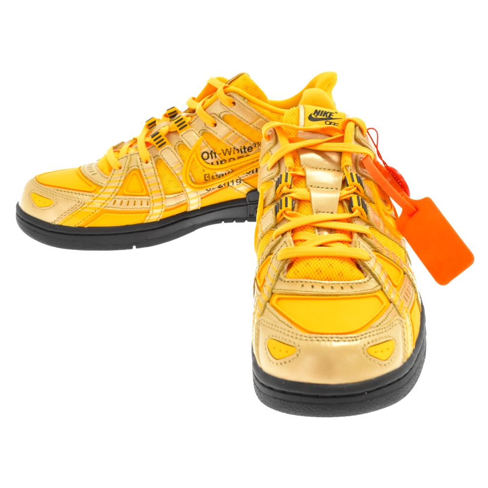 NIKE (ナイキ) ×OFF-WHITE AIR RUBBER DUNK LOW UNIVERSITY GOLD オフ