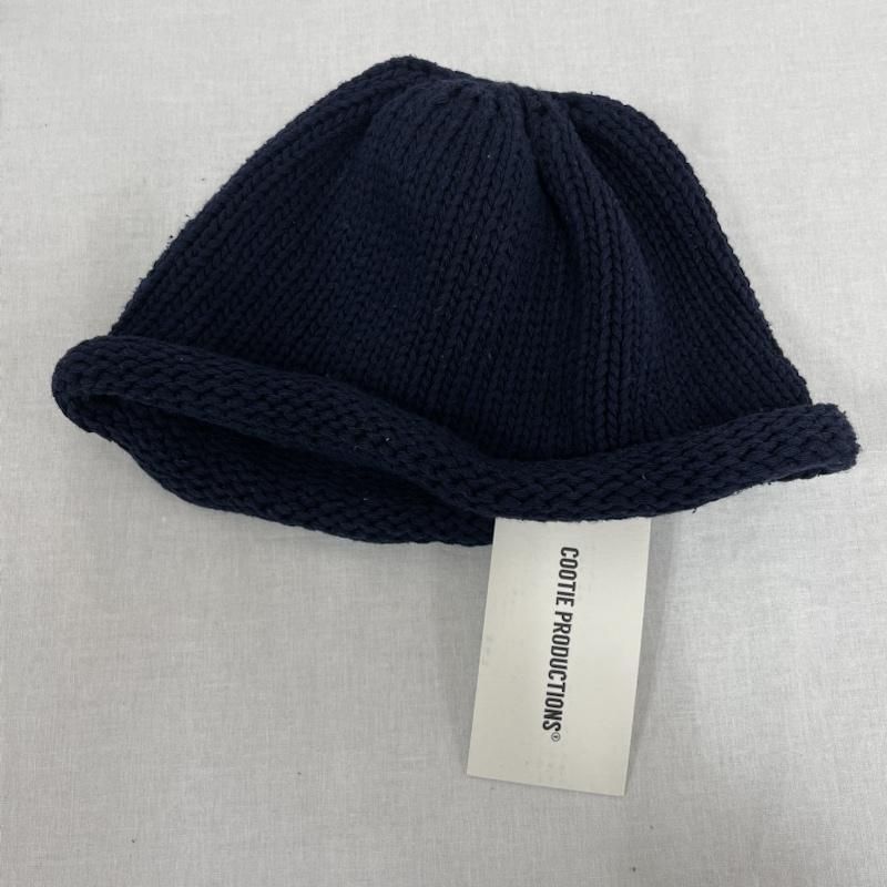 COOTIE / 2022ss / Roll Up Beanie / ロールアップビーニー / CTE-22S502 / 100%SILK / シルク  / NVY / タグ付き - メルカリ