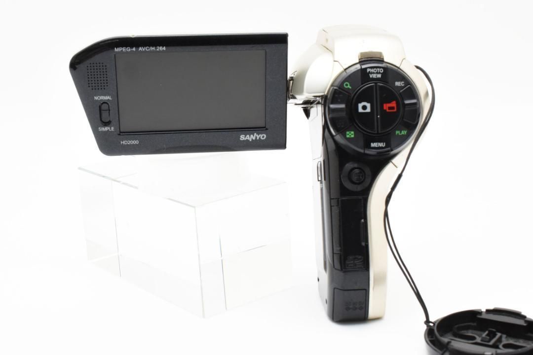  サンヨー DMX HD 2000 シャンパンゴールド 元 き 852 ビデオカメラ本体 ビデオカメラ