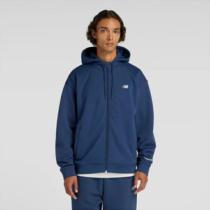 ニューバランス スウェット 上下セット メンズ Newbalance 裏起毛 フルジップパーカー ロングパンツ セットアップ トレーニングウェア 男性 スポーツウエア スウェジャー 服 メンズウエア|AMJ53174-AMP53175-NNY