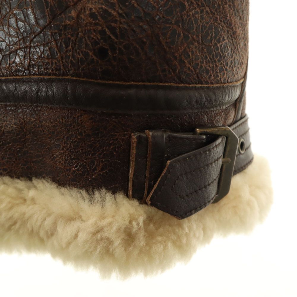 パームス B-3 ムートン フライトジャケット 3L ブラウン prms ビッグ