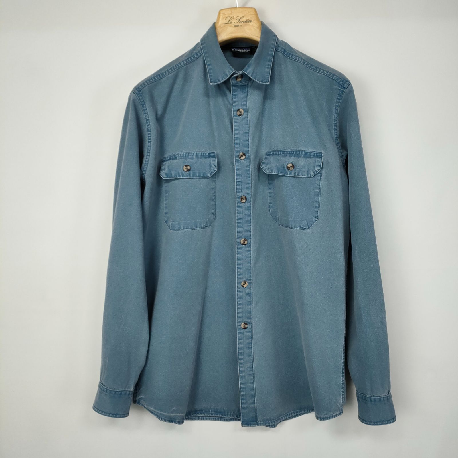 A/W patagonia パタゴニア デニムシャツ 長袖 S 90s パタゴニア patagonia デニムシャツ 長袖 コットン サイズL