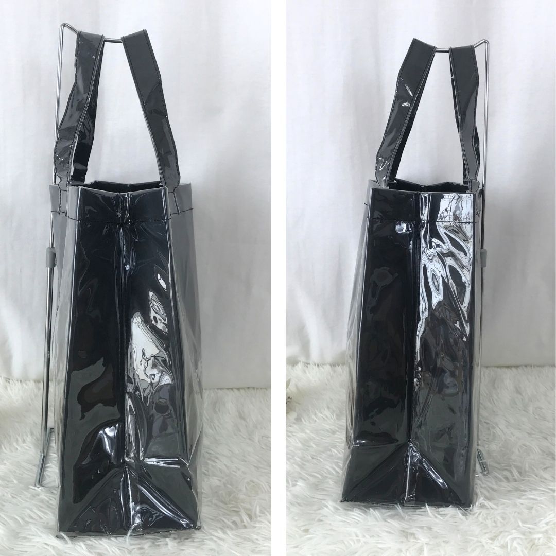 COMME des GARCONS コムデギャルソン ビニールバッグ トートバッグ BLACK MARKET PVC - メルカリ