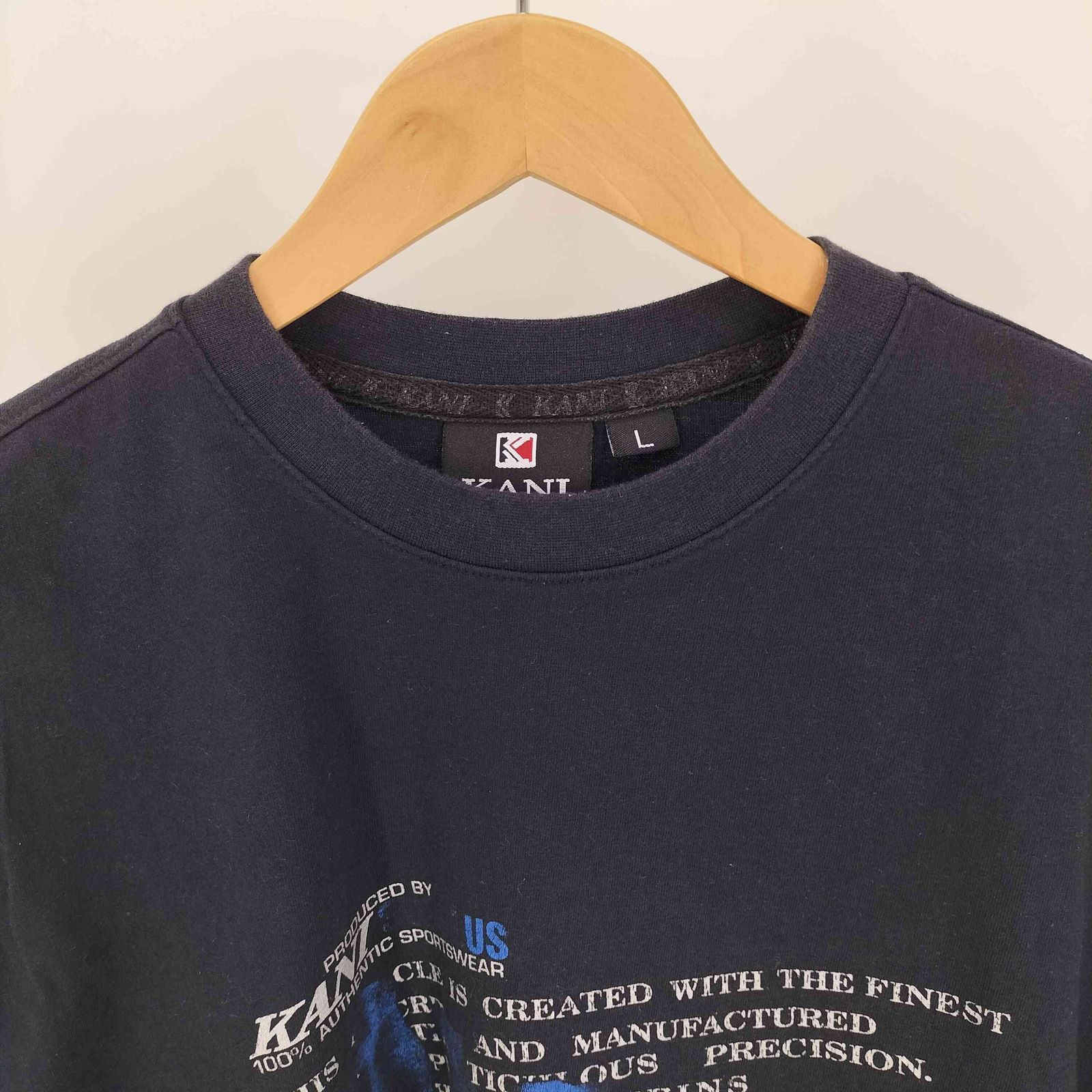 カールカナイ Karl Kani 90-00S JEANS リリック プリント S/S Tシャツ メンズ import：L 