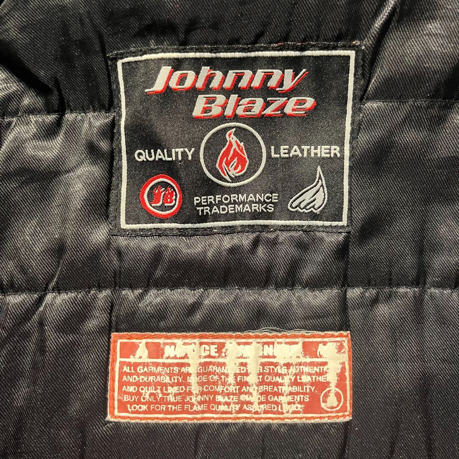 Johnny Blaze 90s レザージャケット 旧モデル ジョニーブレイズ