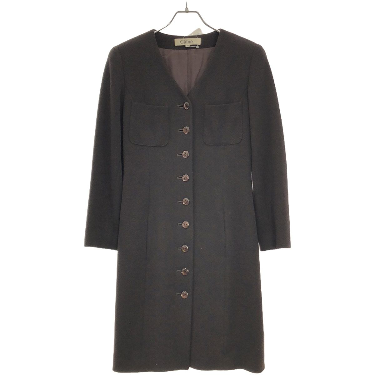 Chloé ブラウン ロングコート 40 Chloé ブラウン ロングコート 40