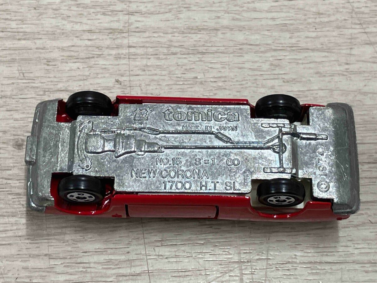 トミカ】No.15 トヨタ ニューコロナ ハードトップ 1Aホイール 黒箱