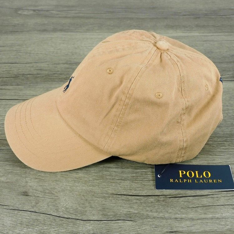 新品 ポロ・ラルフローレン キャップ ベージュ ONE SIZE