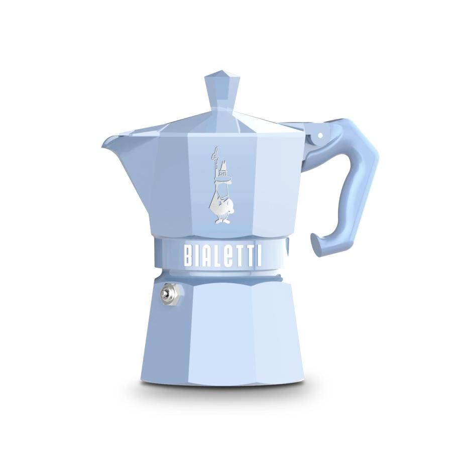 Bialetti ビアレッティ モカエクスクルーシブ スカイブルー 3カップ用 直火式 コーヒーメーカー エスプレッソメーカー マキネッタ