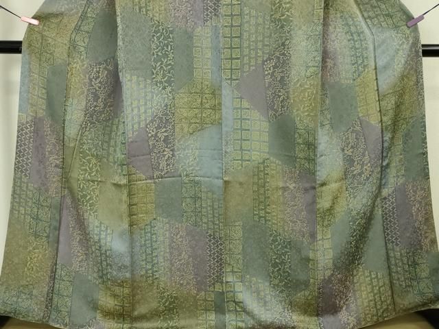 平和屋着物□極上 お召 作家物 葵地紋 暈し染め 逸品 DZAA7383kh5