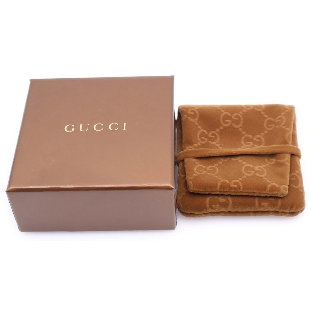 美品 GUCCI グッチ Gカット ワイド シルバー リング 指輪 11号 GUCCI グッチ Gモチーフ ワイド リング シルバー925 11号【い