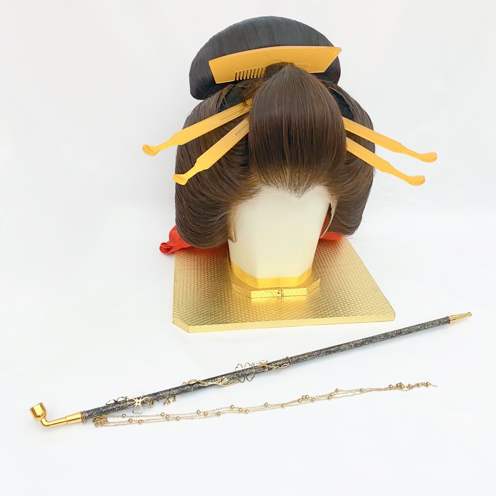花魁煙管 おいらんきせる 黒金 約50㎝ - メルカリ 花魁煙管 おいらんきせる 黒金 約50㎝ - メルカリ
