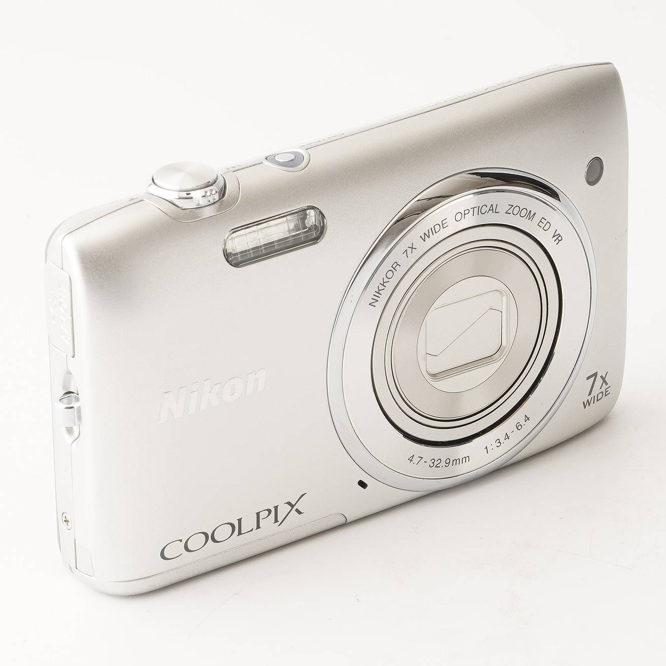 ニコン Nikon COOLPIX S3500 シルバー 7xズーム コンパクトデジタルカメラ