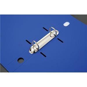(まとめ) コクヨ リングファイル(スリムスタイル) A4タテ 2穴 220枚収容 背幅33mm ダークグレー フ-URF430DM 1冊 【&times;10セット】