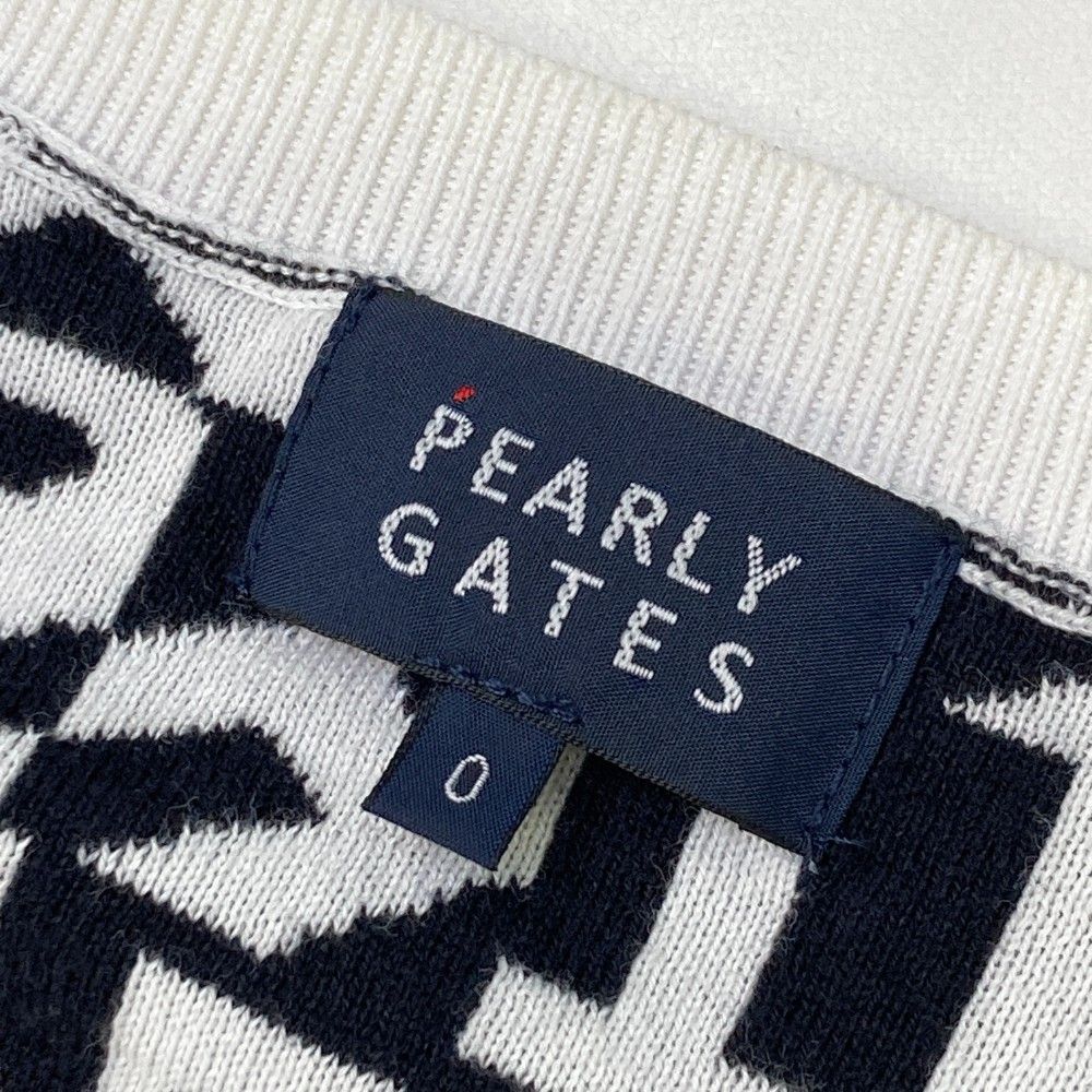 サイズ：0 PEARLY GATES パーリーゲイツ 2023年モデル ニット