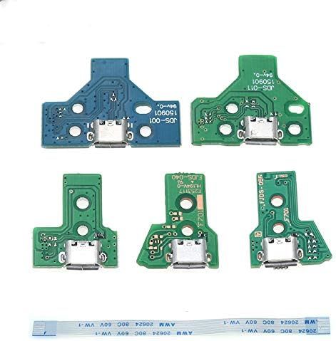 USB充電ポートソケット回路基板 電源スイッチリボンケーブル付き PS4 JDS 011 001 030 040 055 コントローラー用 JDS-030
