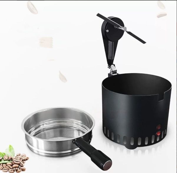 コーヒー豆クーラー 電気コーヒー豆焙煎クーラー 焙煎コーヒー豆用容量600g家庭用冷却機 急速冷却システム 二層フィルター 5mm 送料無料 110V