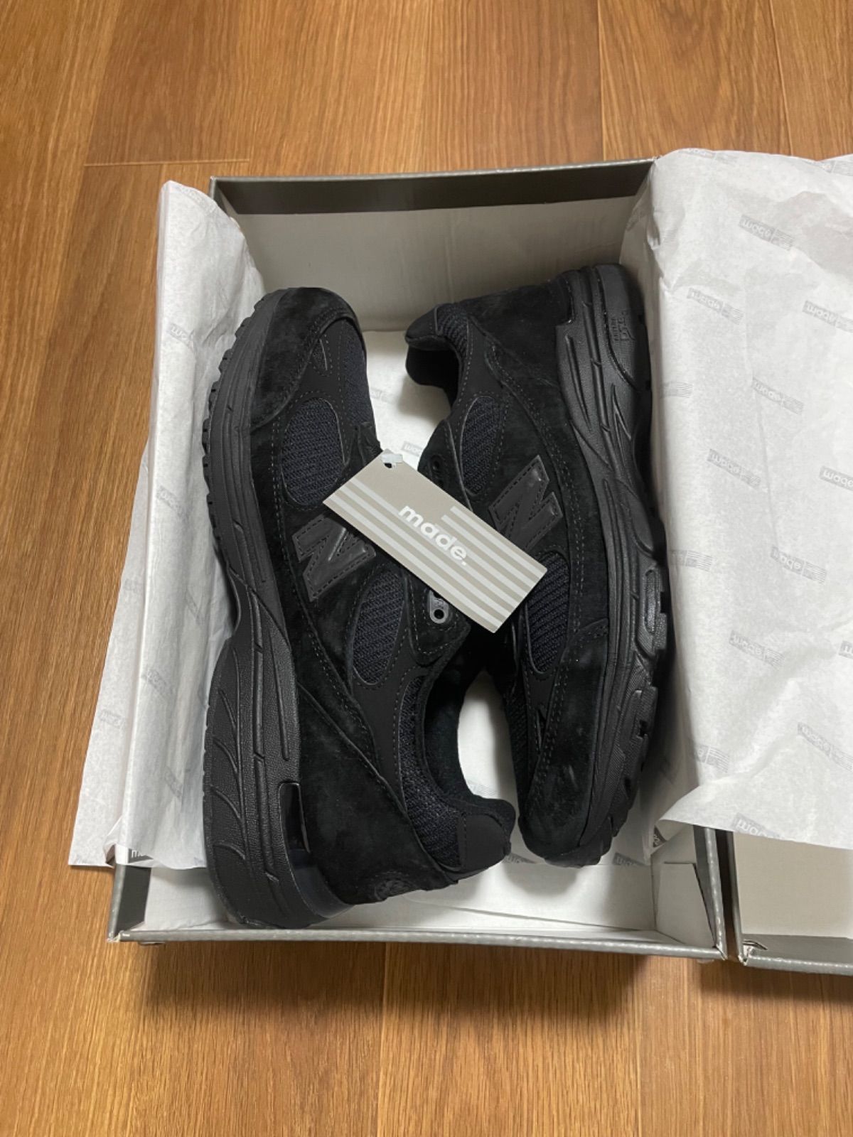 新品未使用 ニューバランス スニーカー new balance 993 mr993 993tb MR993TB triple black トリプルブラック  8.5 D 26.5cm - メルカリ