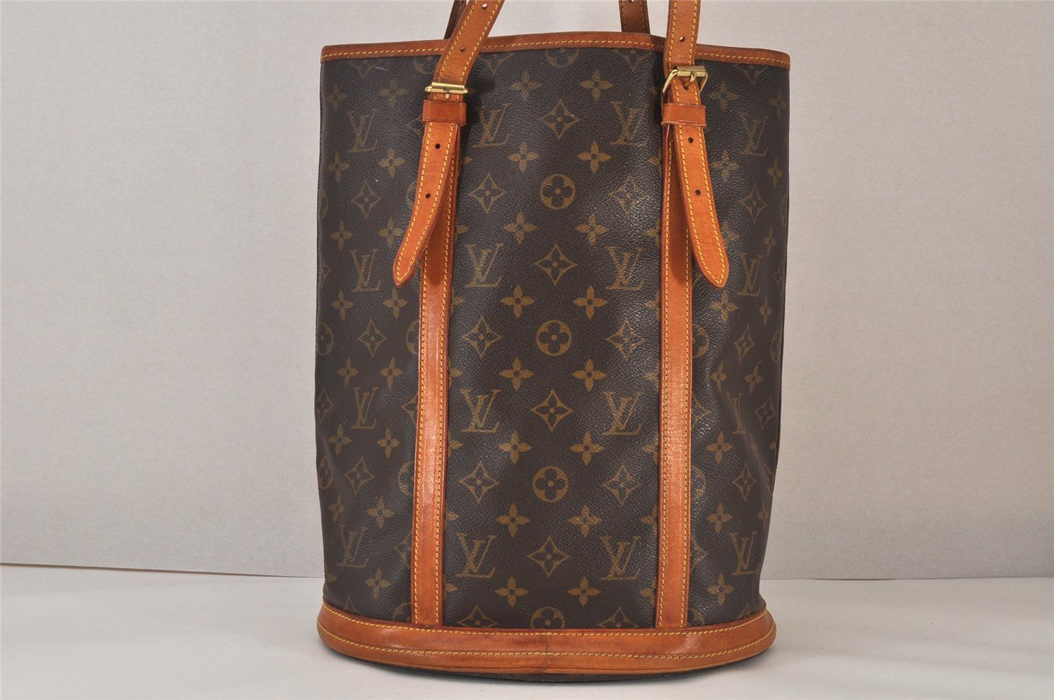 [鑑定済] ルイヴィトン モノグラム バケットGM トートバッグ M42236 LOUIS VUITTON ルイヴィトン モノグラム バケット GM ショルダー