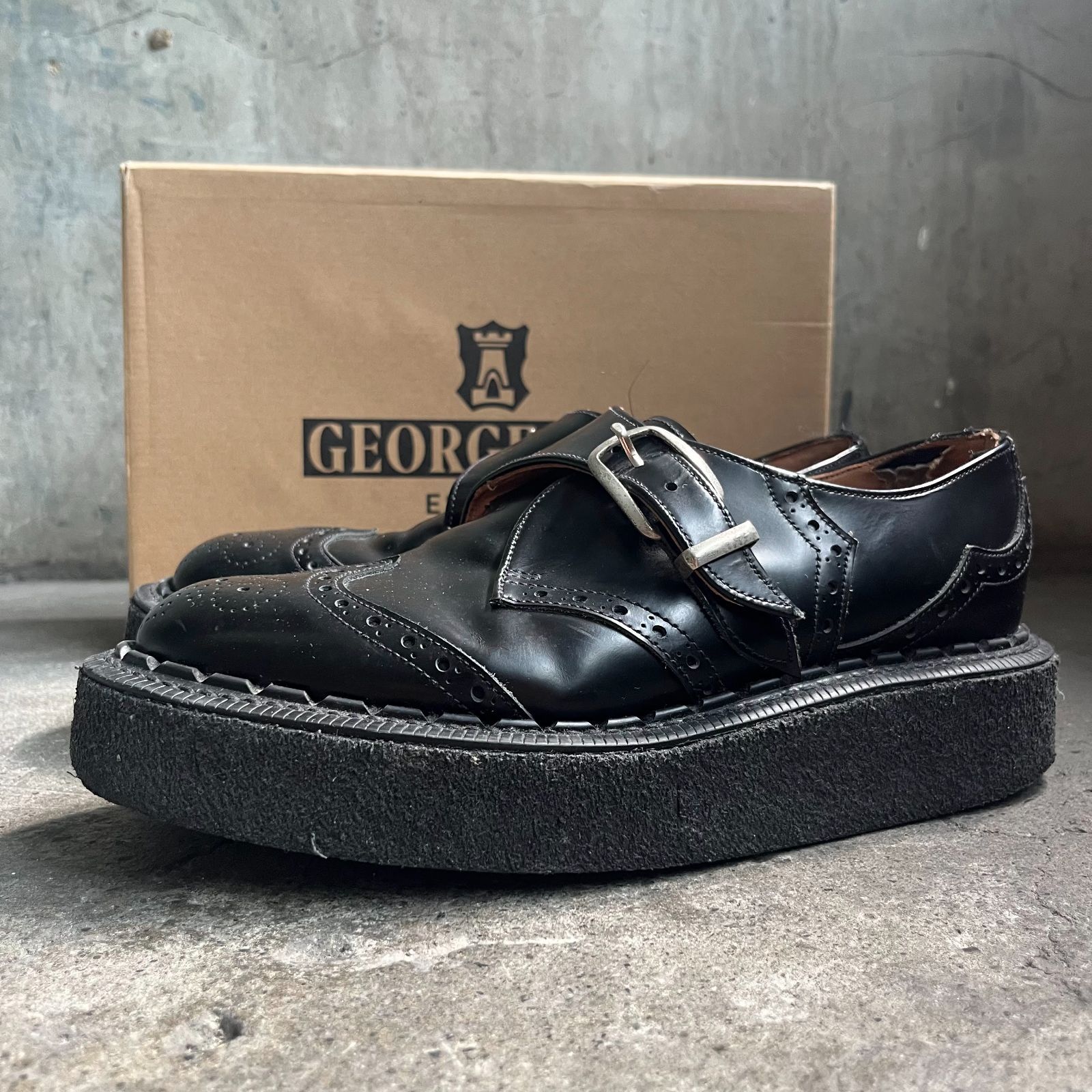 【美品】コムデギャルソンオムプリュス×GEORGE COX サイズ7 24AW 美品】コムデギャルソンオムプリュス×GEORGE COX サイズ7 24AW
