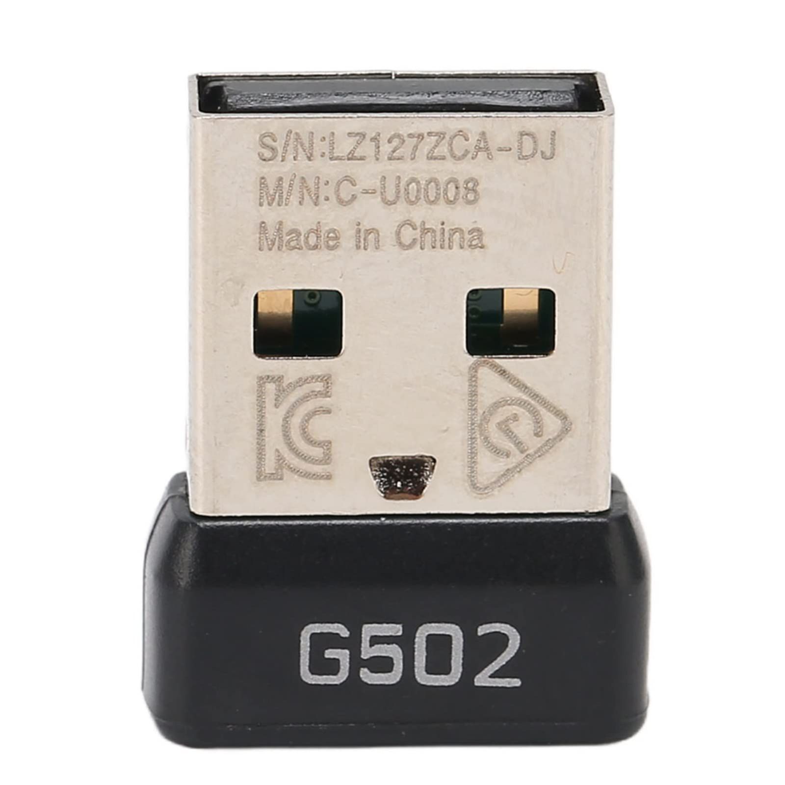 G502 LIGHTSPEED マウス用 USB レシーバー、2.4 GHz ワイヤレス マウス レシーバー、デスクトップ PC ラップトップ用のワイヤレス マウス USB レシーバーの交換、プラグ アンド プレイ
