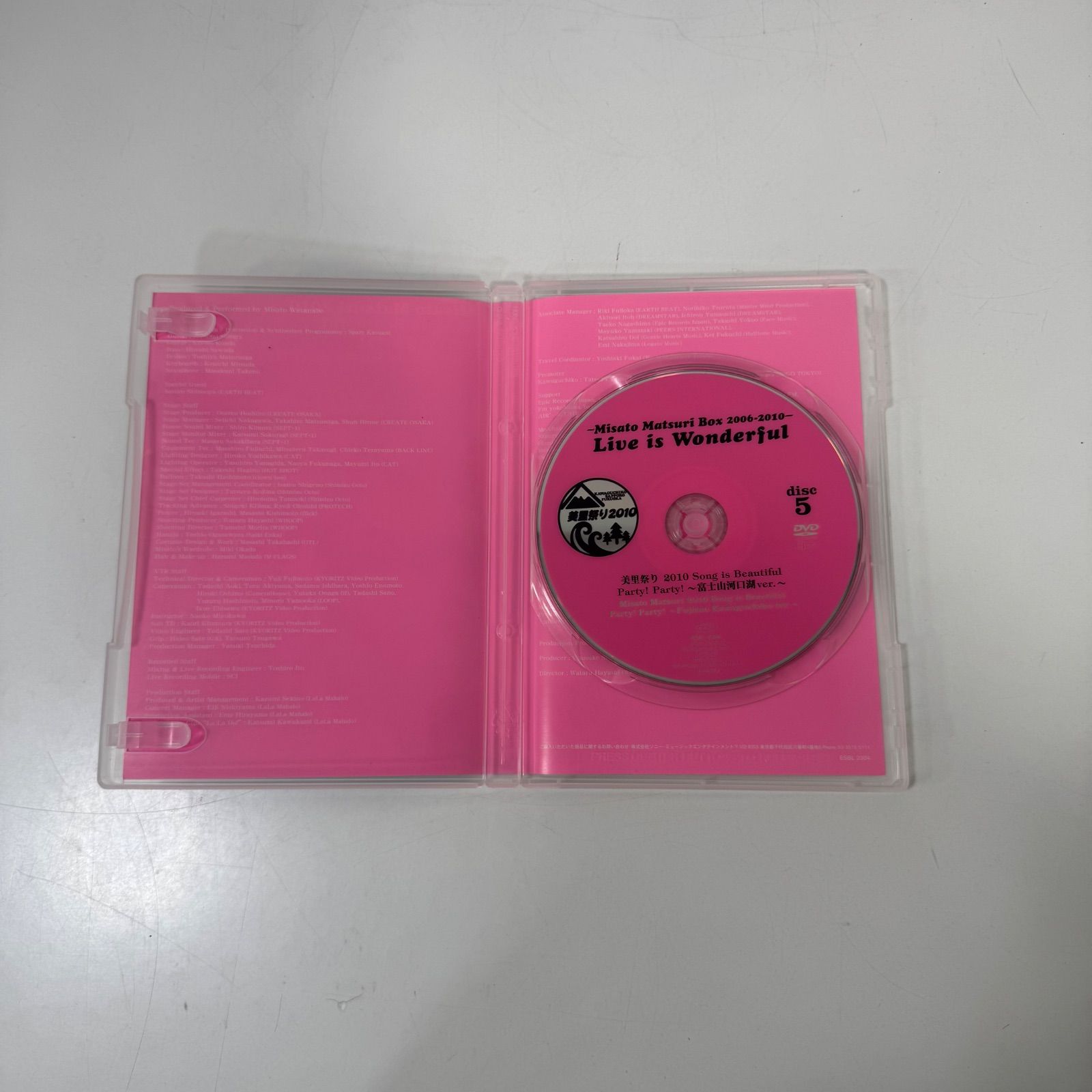 渡部美里 LIVE IS WONDERFUL Misato Matsuri Box 2006-2010 Misato