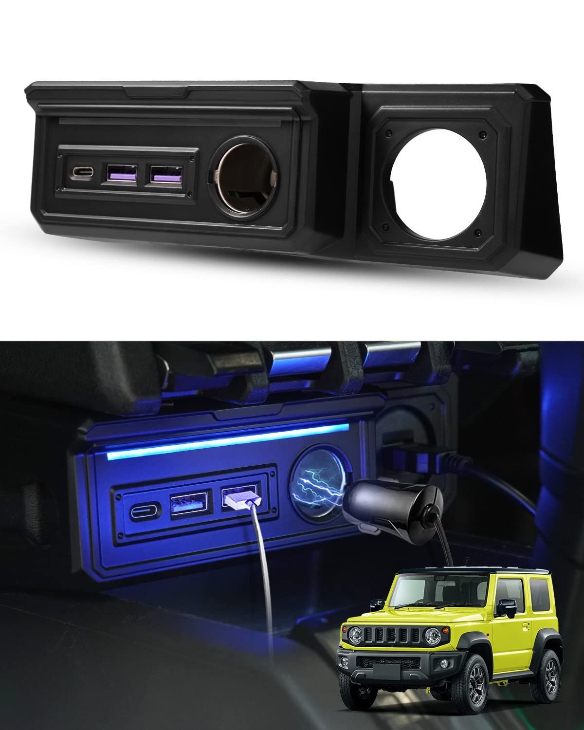 4way スピーカー　ウ―ハ― ブルーライト　送料込！　ジムニー　DJ機材 Amazon.co.jp: カロッツェリアJB64W/JB74W系ジムニー(H30/7