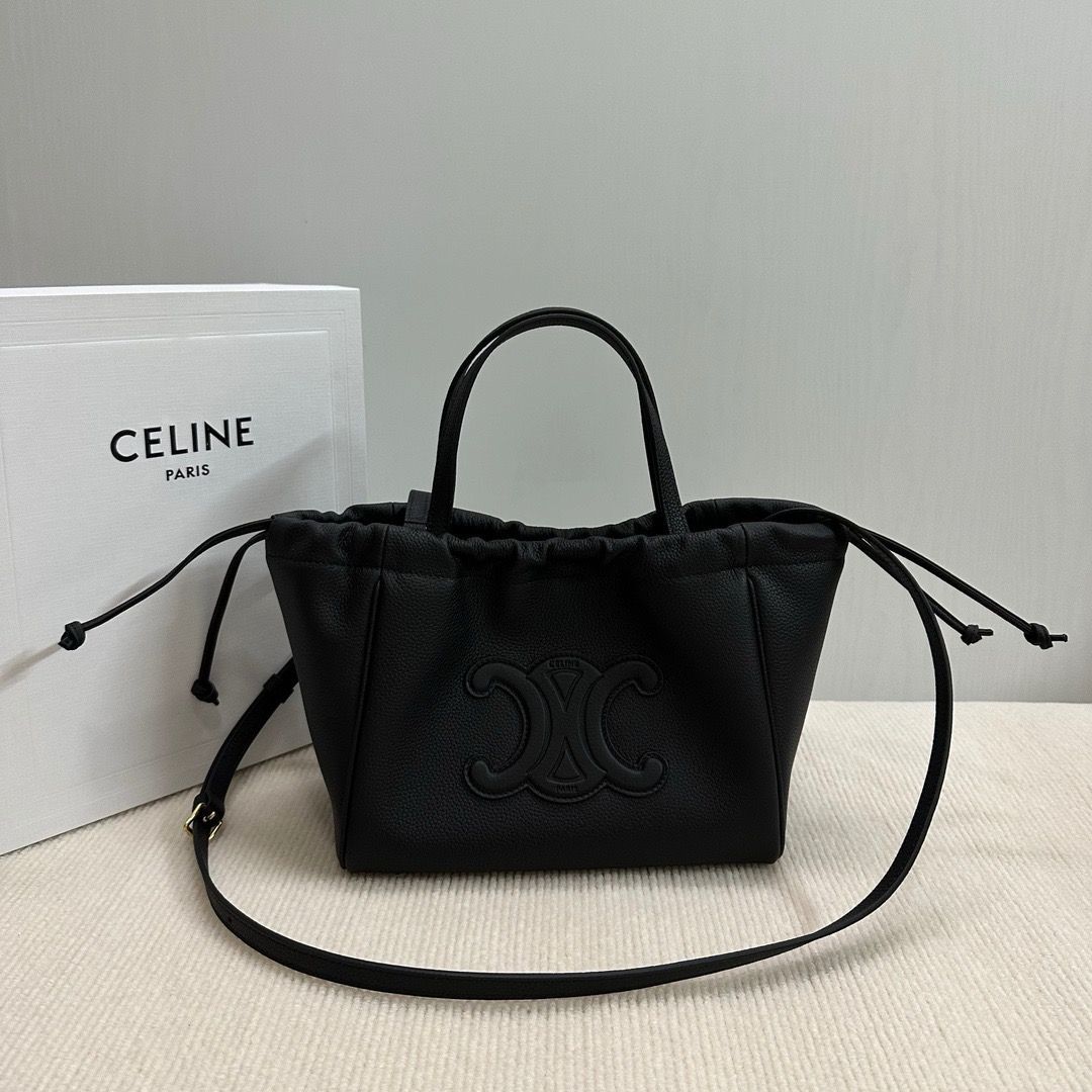 CELINE 新作 CABAS スモール巾着トート