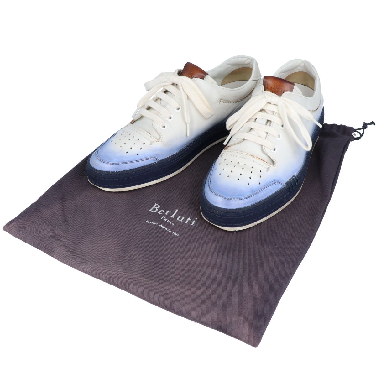 BERLUTI】ベルルッティ Playtime プレイタイム レザー スニーカー 