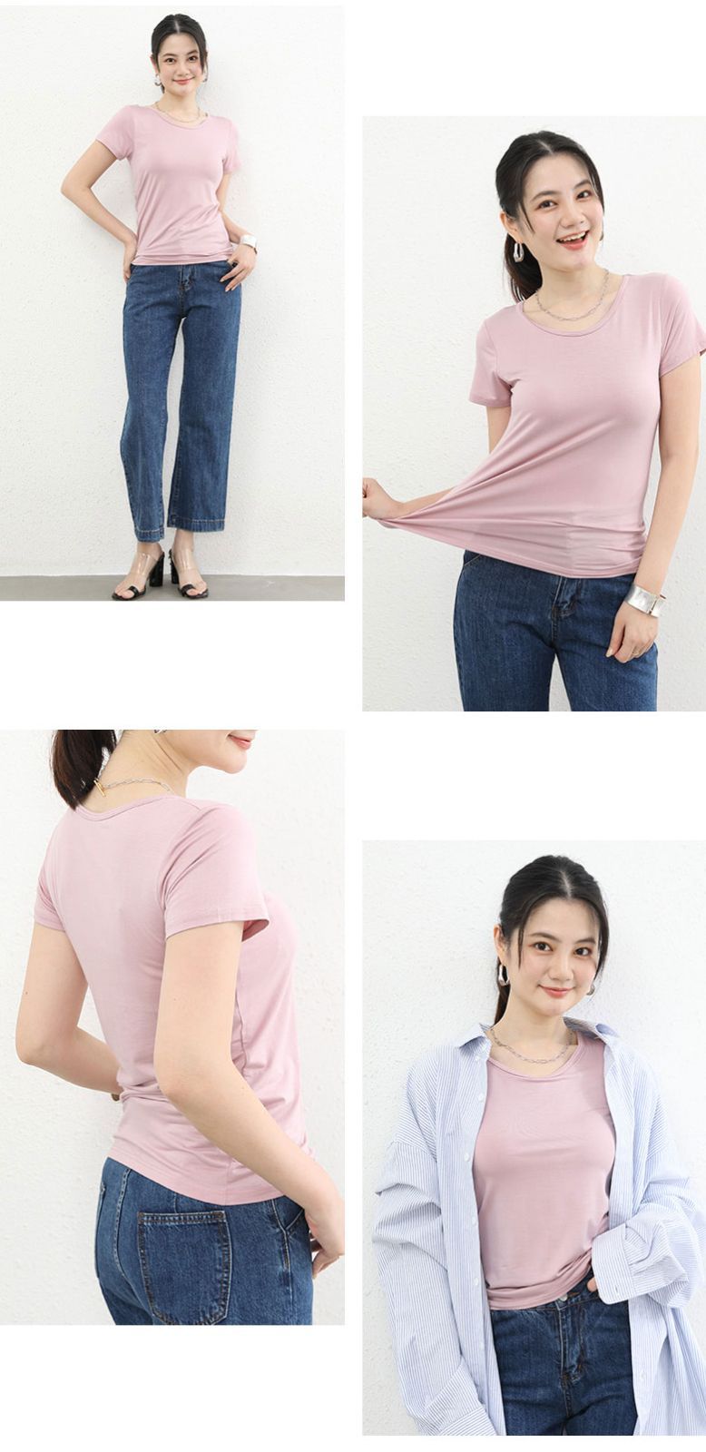 9カラー無地Tシャツ カップ付き レディース 半袖 インナー シャツ カットソー ブラトップ 半袖 ストレッチ性 肌触り抜群！軽量 バーゲン 9カラー無地Tシャツ カップ付き レディース 半袖 インナー
