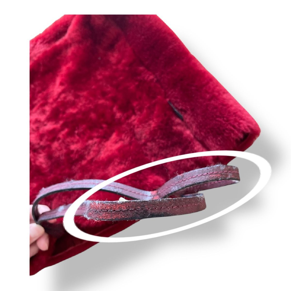 フェイクファーバッグ