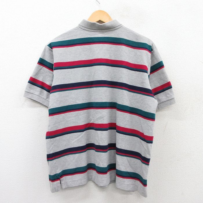 90s landsend ランズエンド ポロ スウェットポロシャツ 鹿子 90s