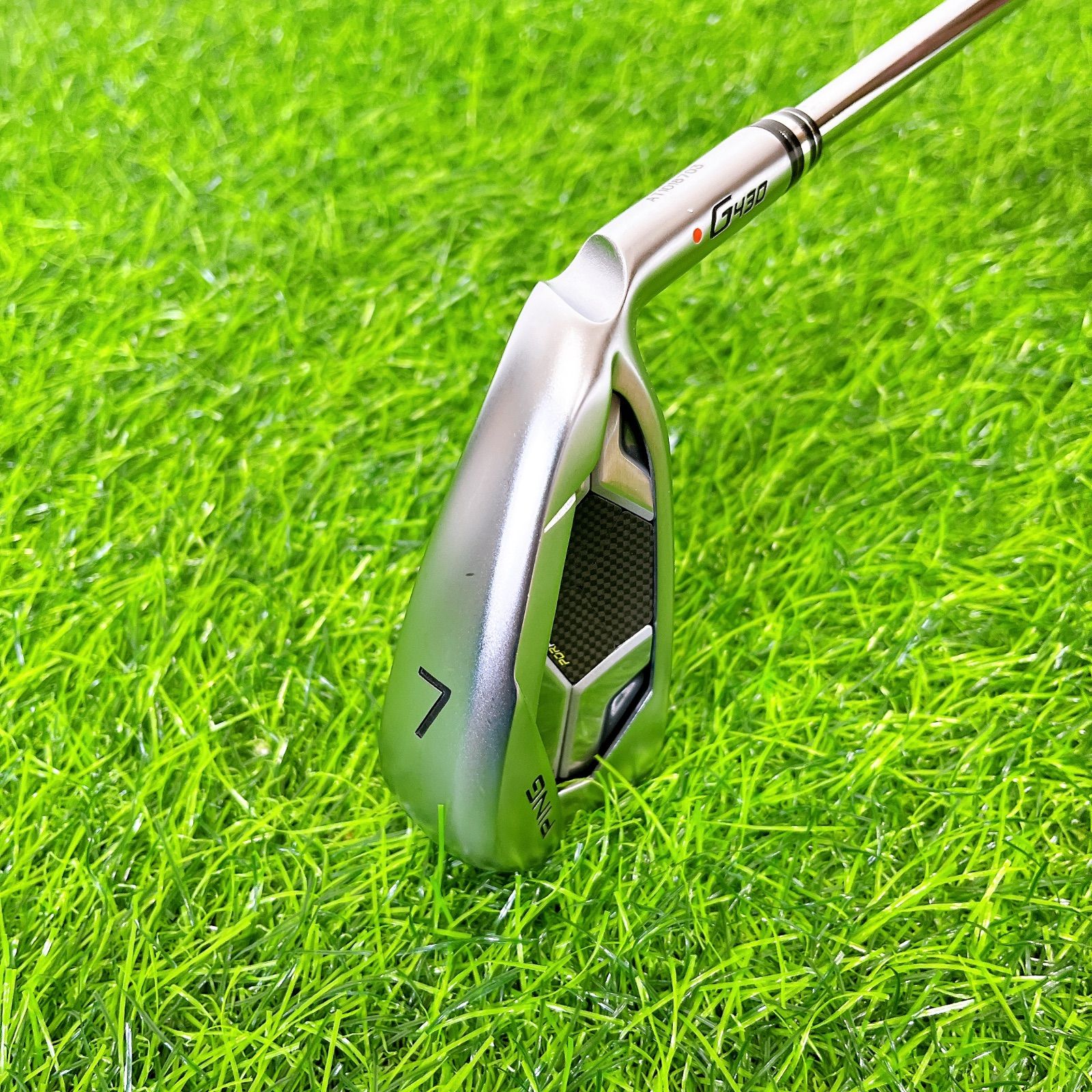 【美品】PING G430 ７番アイアン ピン　メンズ　単品　グリーンドット 美品 PING G430 7番アイアン 単品 ピン メンズ オレンジドット