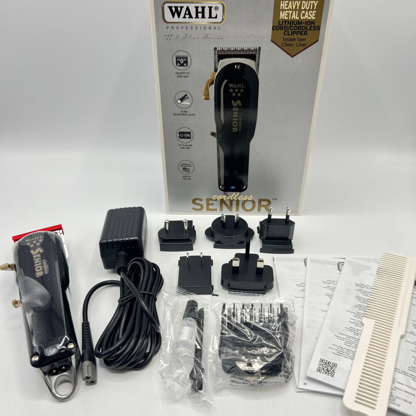 WAHL 5 Star Senior 8504L1 バリカン コードレス シニア ウォール 本体