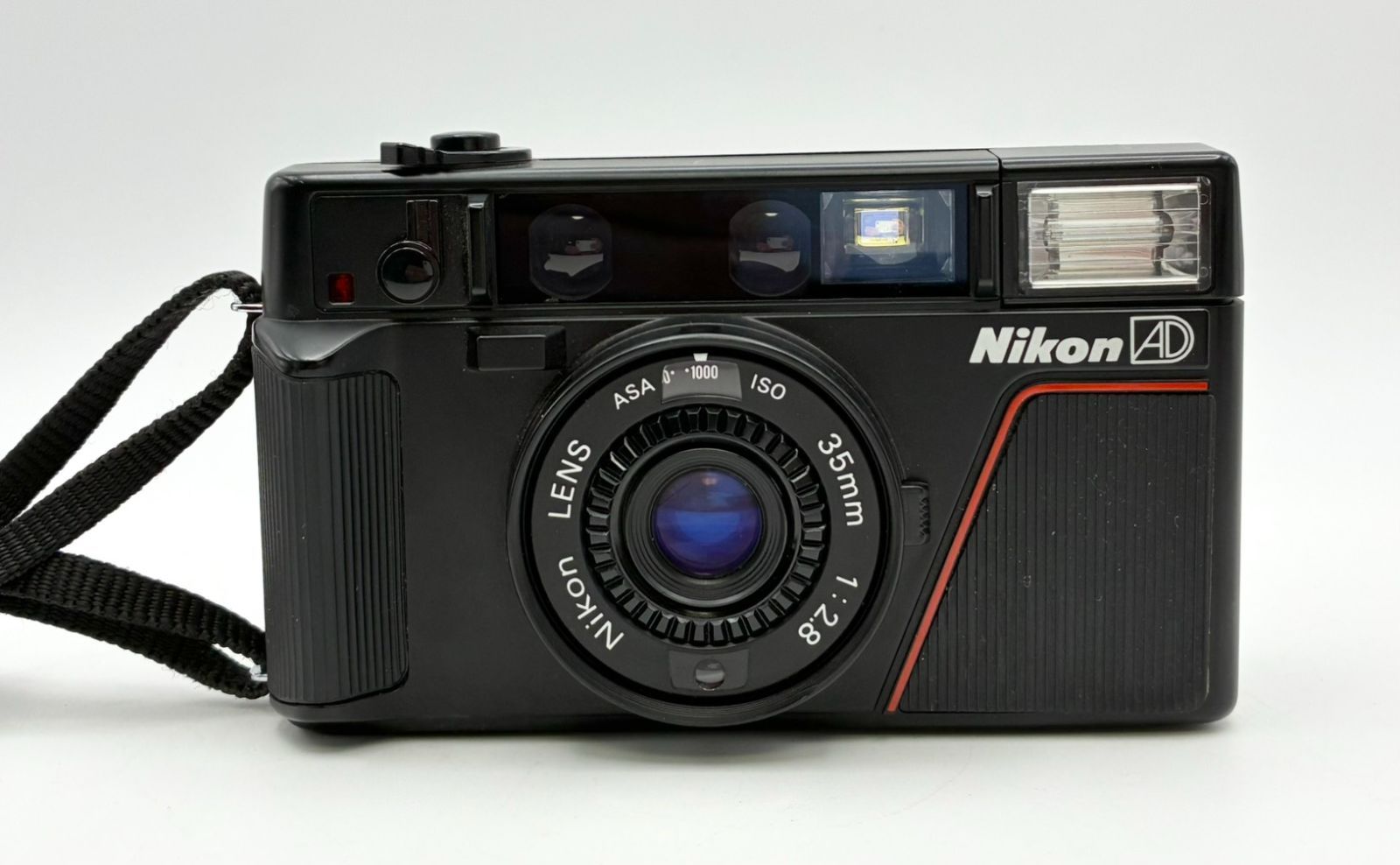 品質保証で、高速配送！ 完動品 Nikon L35AD ピカイチ ISO1000 動作 済 返金保証 液晶表示一部ワケアリ レンズカバー 純正ケース付き 容易な