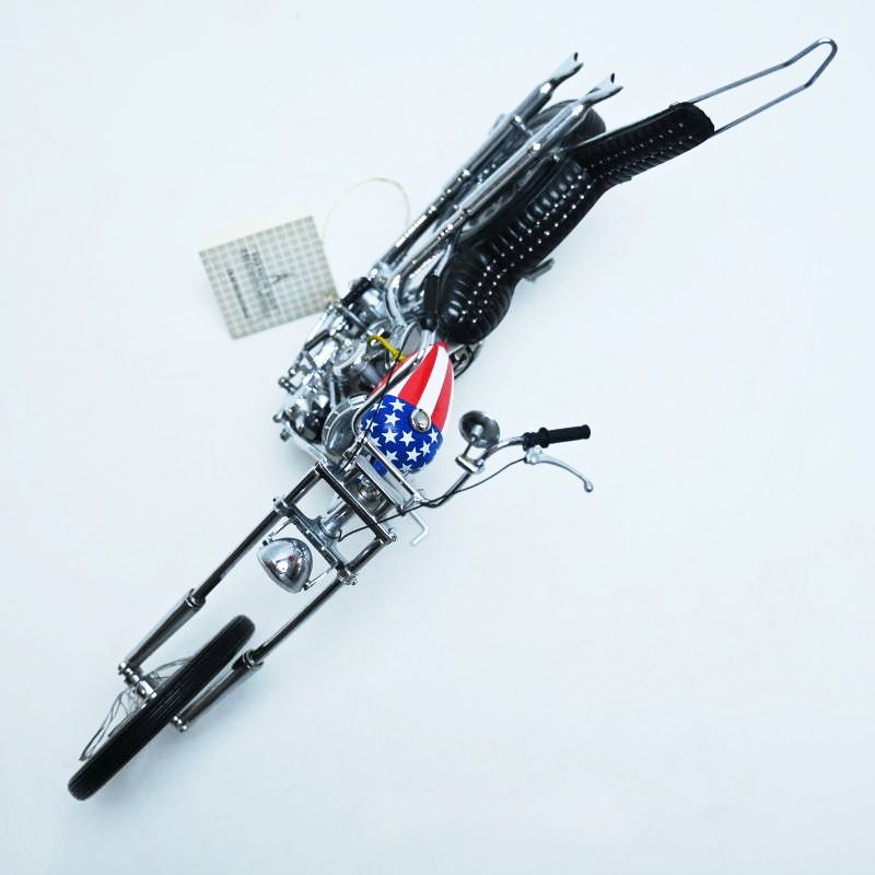 T04-s016 フランクリンミント 1/10 EASY RIDER CHOPPER イージーライダー チョッパー キャプテンアメリカ 1/10 franklin mint Harley Davidson 1969 Easy Rider Chopper