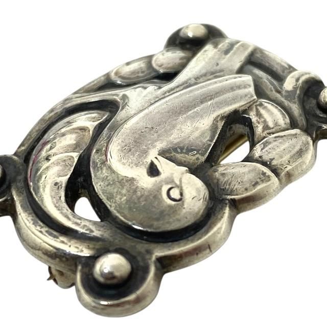 ジョージジェンセン ブローチ ピン バード 鳥 鳩 ハト ピジョン Sv925 楽天市場】GEORG JENSEN ジョージ ジェンセンブローチ シルバー 925 SV