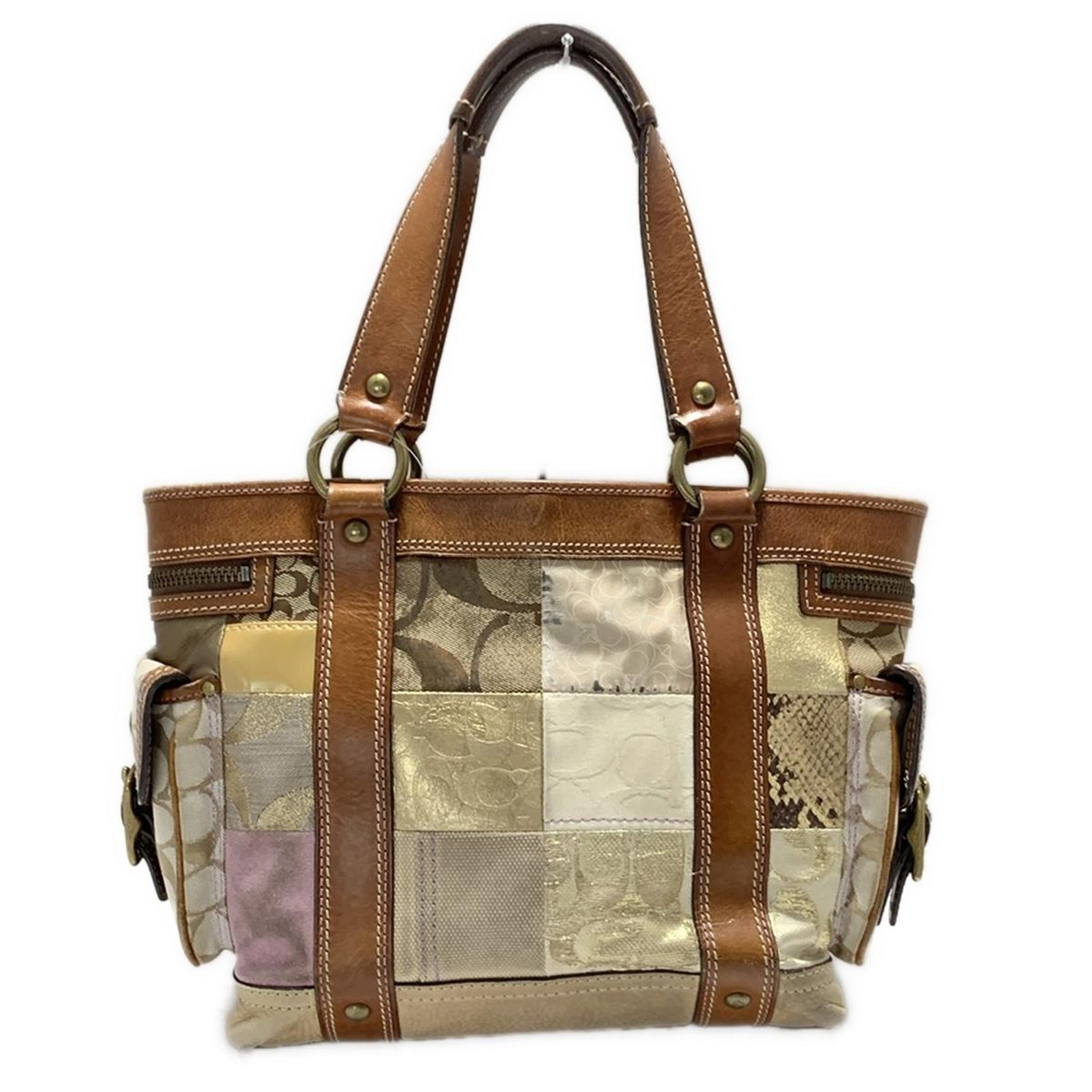 コーチ COACH トートバッグ シグネチャー パッチワーク 10002 COACH(コーチ) トートバッグ シグネチャー パッチワーク トート